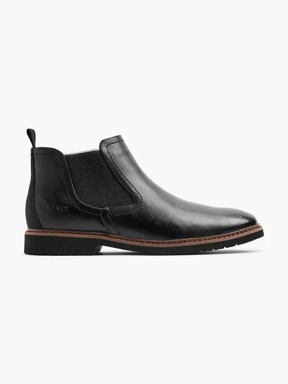 ESPRIT Chelsea Boots in schwarz