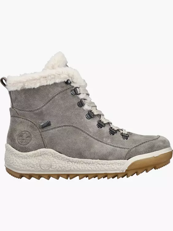 Rieker Damen Schnürstiefel in grau