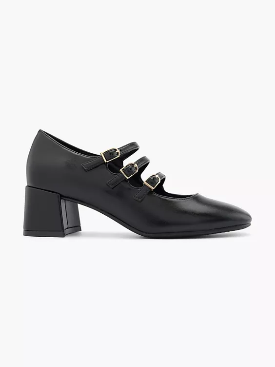 Catwalk Mary Jane Pumps in schwarz