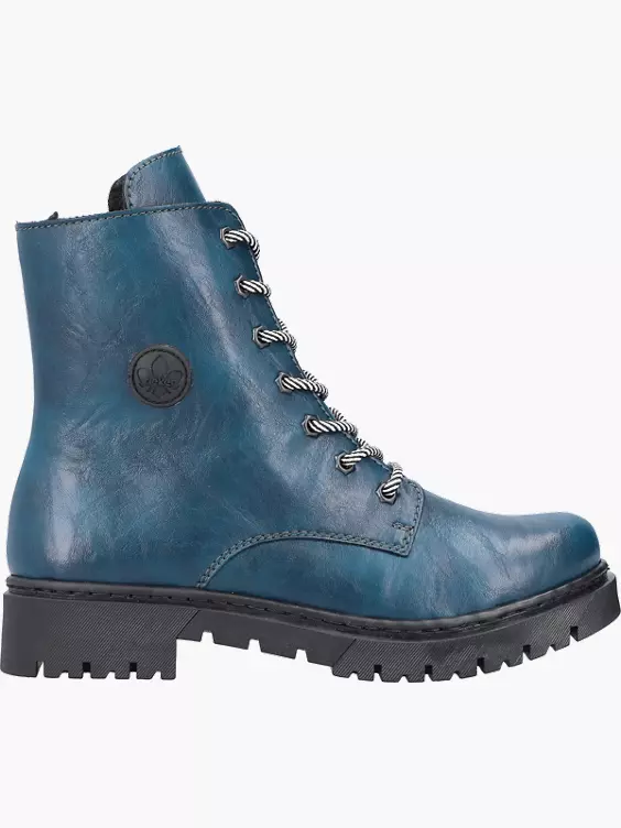 Rieker Damen Biker Boots in blau