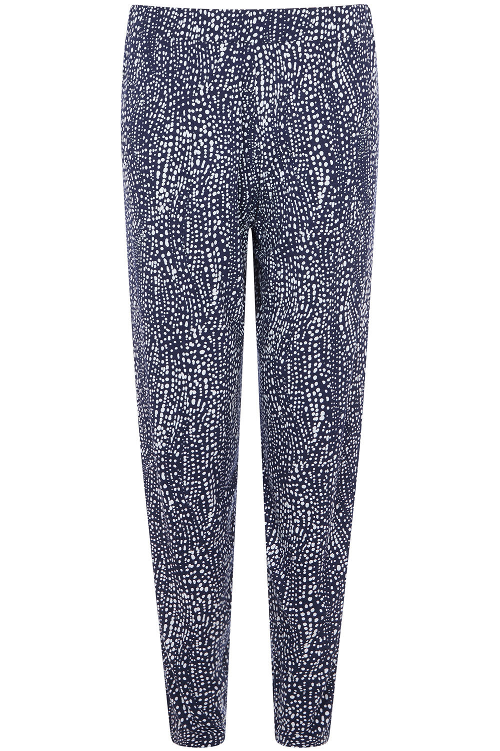 Dash Print Jersey Harem Trousers