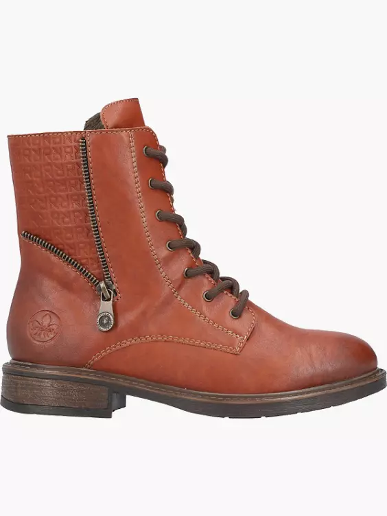 Rieker Damen Schnürstiefel in braun