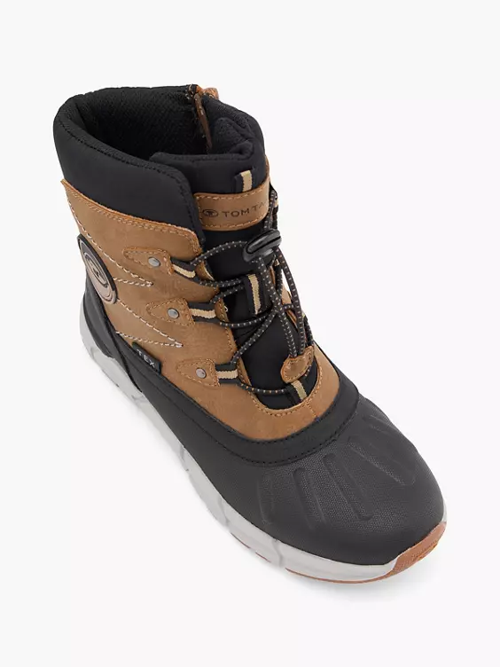 TOM TAILOR Schneeboots in cognac