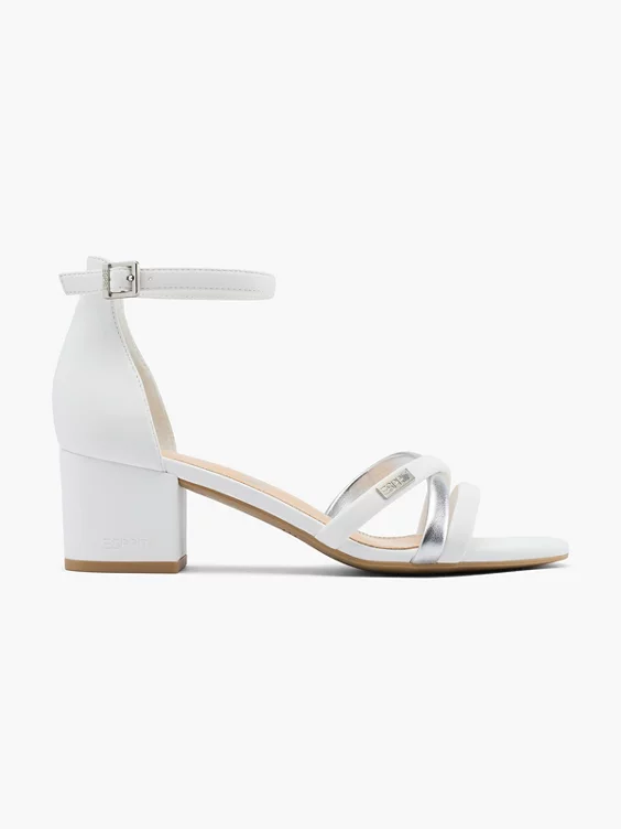 ESPRIT Sandalette in weiß