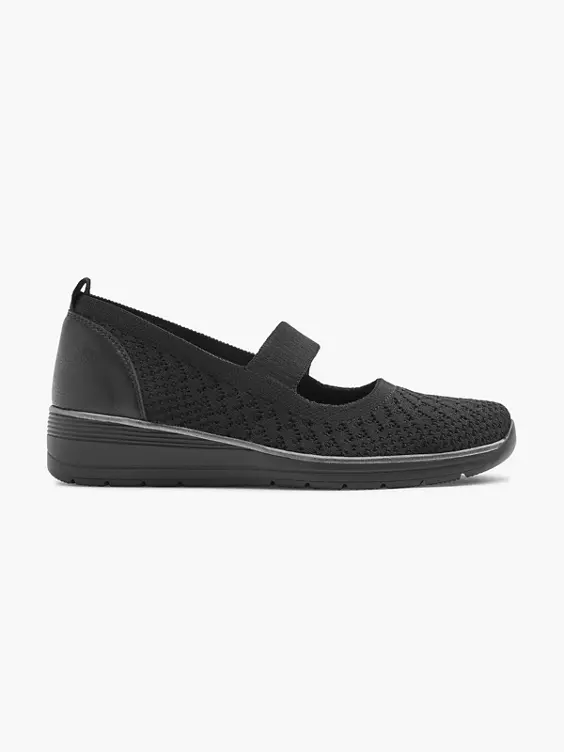 Easy Street Komfort Slipper in schwarz
