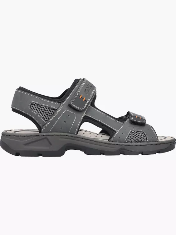 Rieker Herren Trekkingsandalen in grau