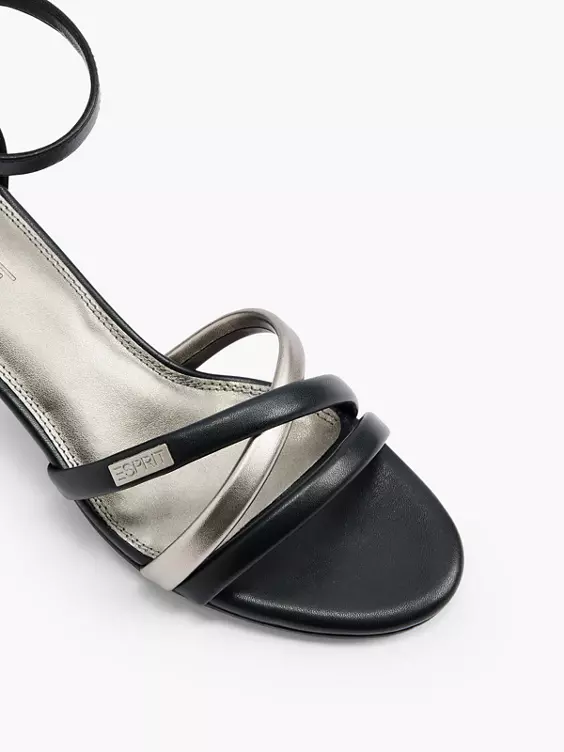 ESPRIT Sandalette in schwarz
