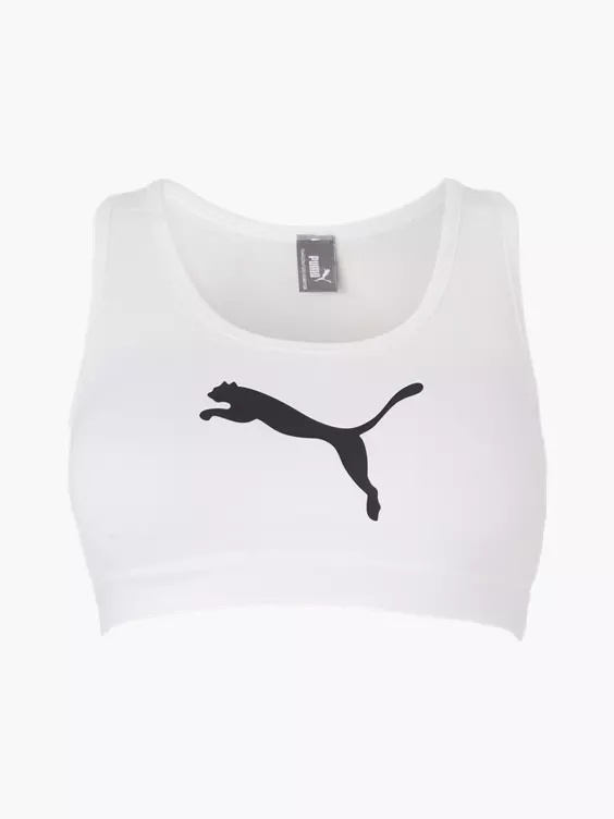 PUMA Sport BH in weiß