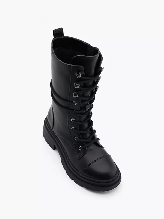 Graceland Schnürstiefel in schwarz