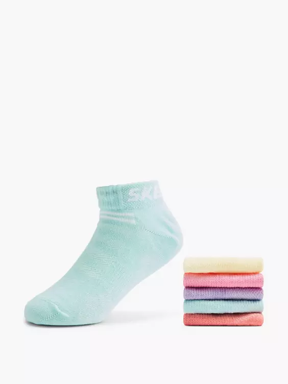 Skechers 5er Pack Sneakersocken in multicolor
