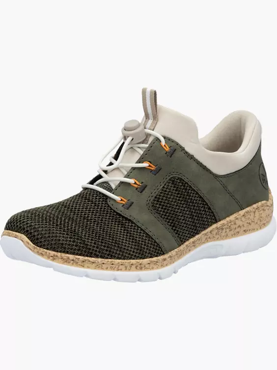 Rieker Damen Slipper in grün
