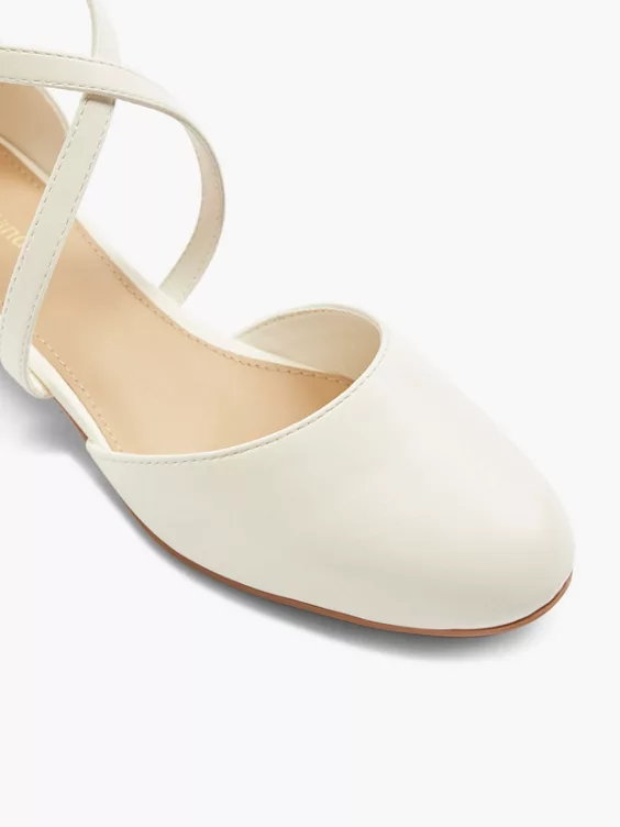 Graceland Spangenpumps in creme