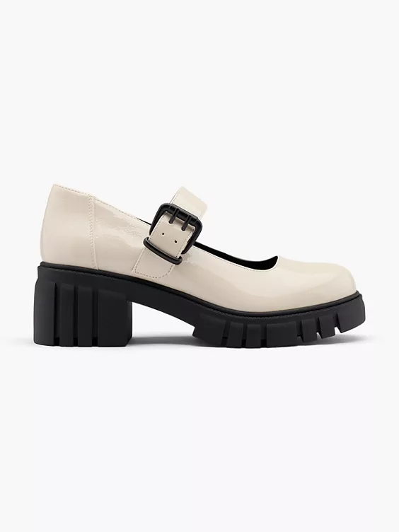 Catwalk Mary Jane Pumps in beige