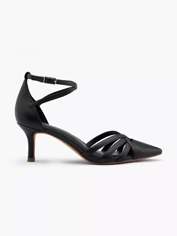 Catwalk Spangenpumps in schwarz