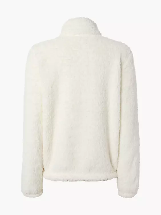 Skechers Fleecejacke in offwhite