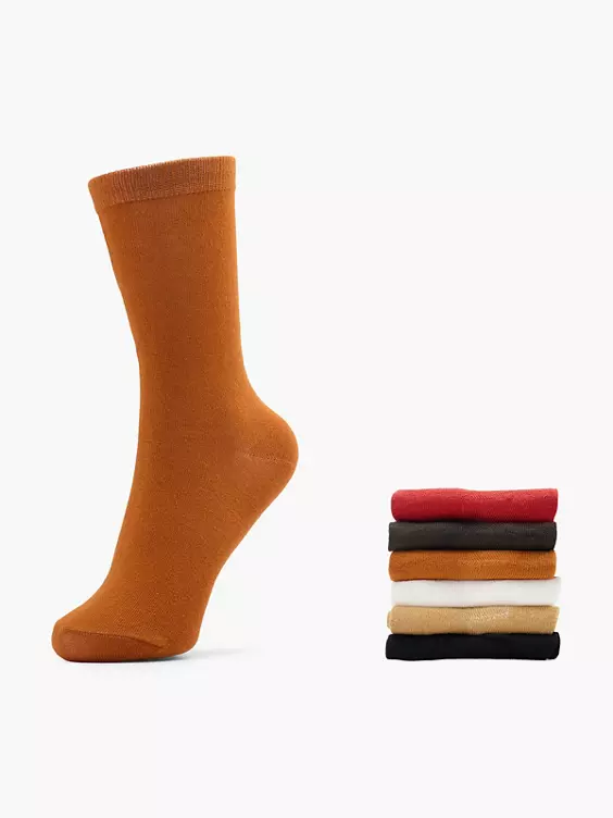 DEICHMANN 6er Pack Socken in multicolor