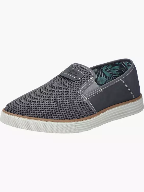 Rieker Herren Slipper in grau