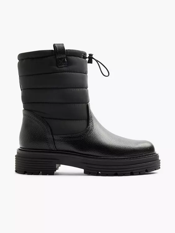 TOM TAILOR Schneeboots in schwarz