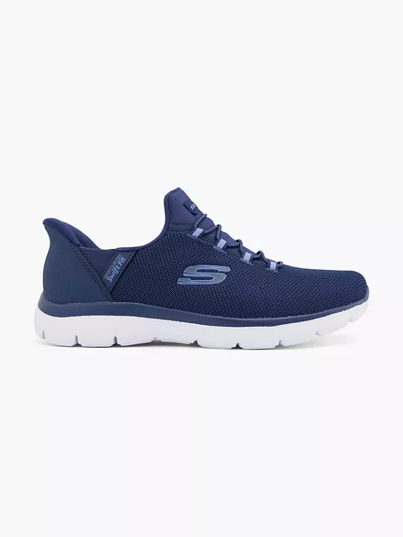 Skechers Slip On Sneaker PURE GENIUS Swift Fit in blau