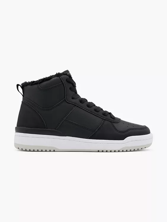 Vty Hoher Sneaker in schwarz