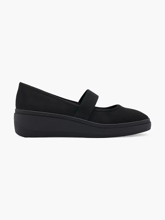 Graceland Slipper in schwarz