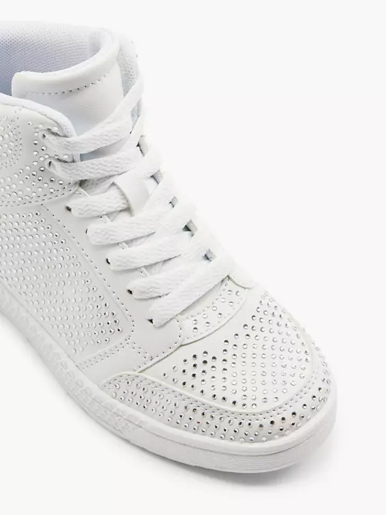 Graceland Hoher Sneaker in weiß