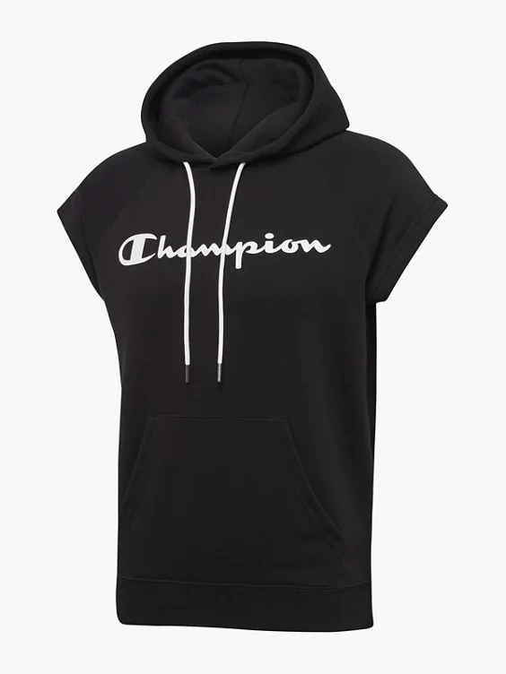 Champion Hooded T-Shirt in schwarz