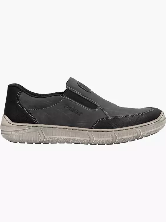 Rieker Herren Slipper in grau