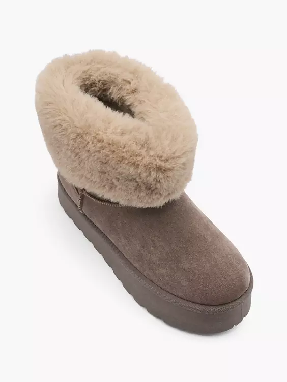 TOM TAILOR Boots in taupe