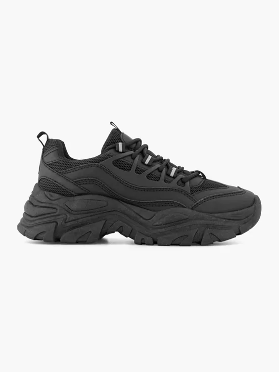 Graceland Chunky Sneaker in schwarz