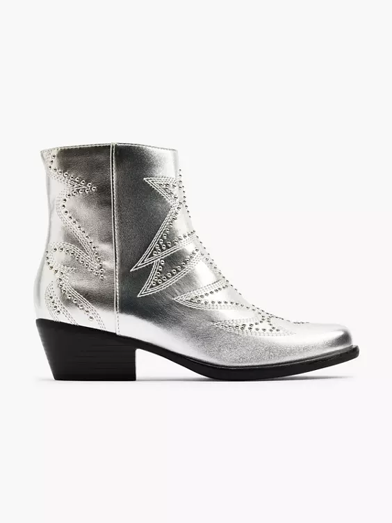 Catwalk Cowboyboots in silber