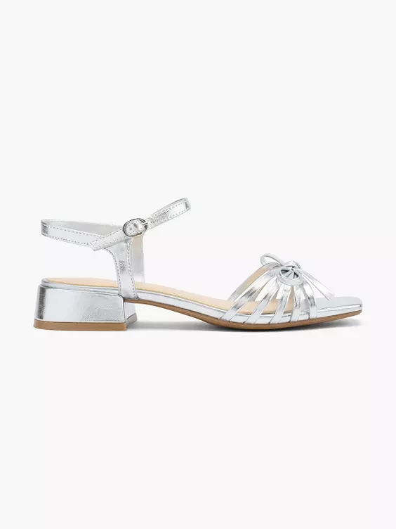 Catwalk Sandale in silber