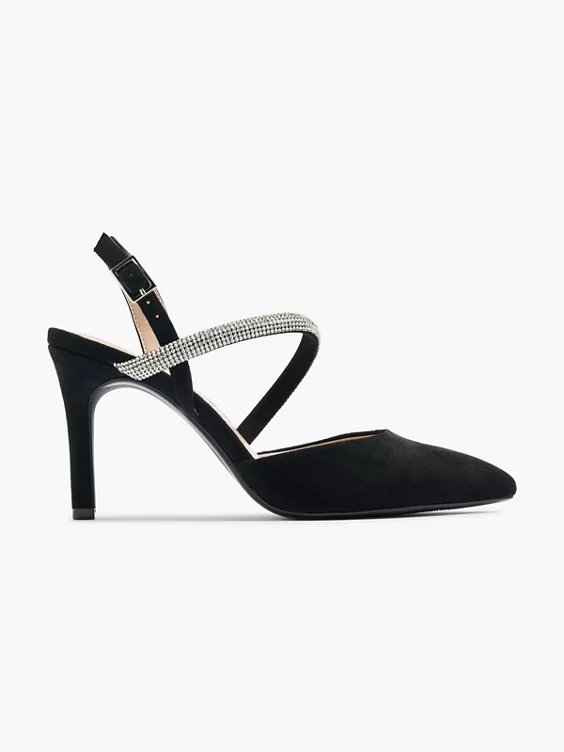 Catwalk Slingpumps in schwarz