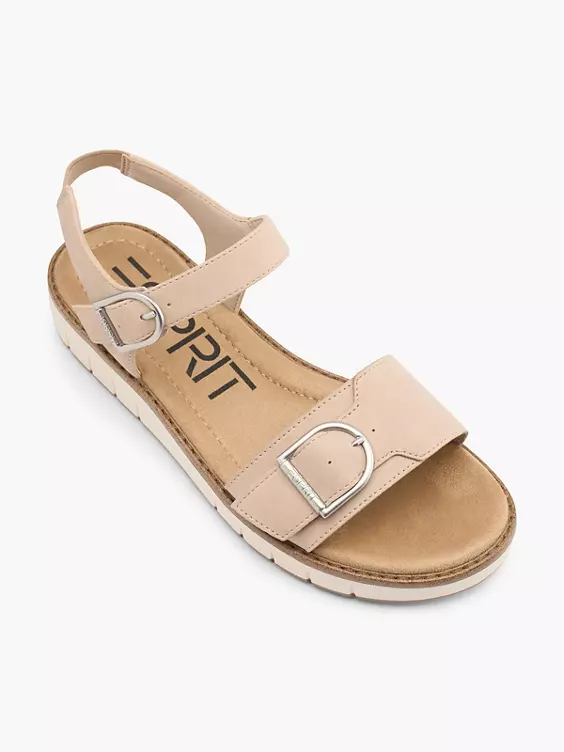 ESPRIT Sandale in beige