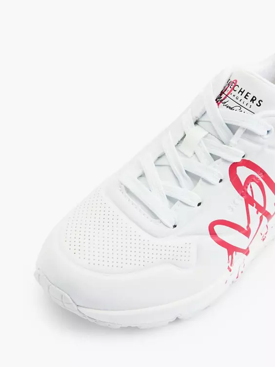 Skechers Chunky Sneaker UNO-DRIPPING IN LOVE in weiß
