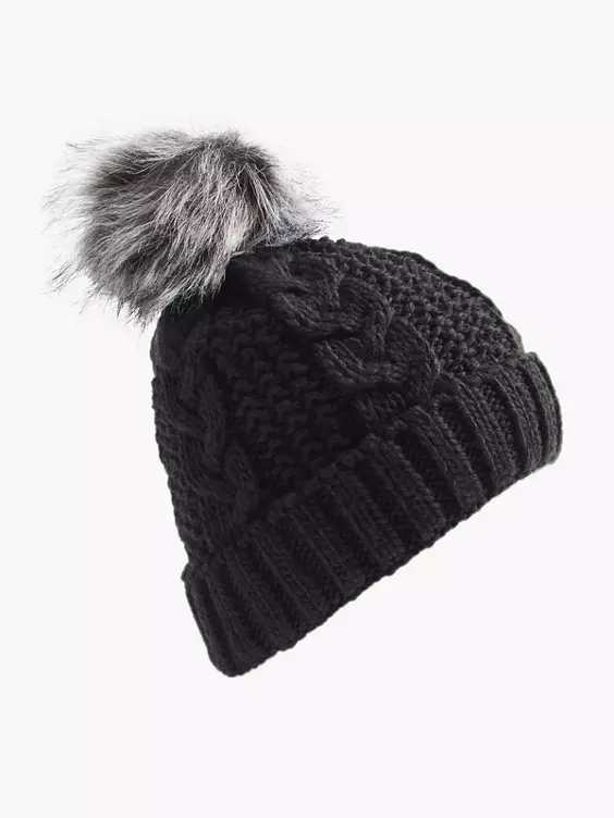 DEICHMANN Mütze in schwarz