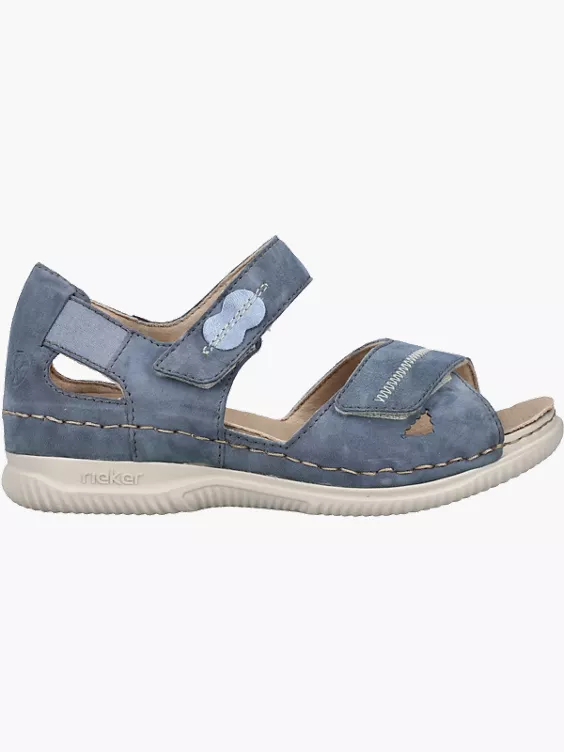 Rieker Damen Riemchensandalen in blau