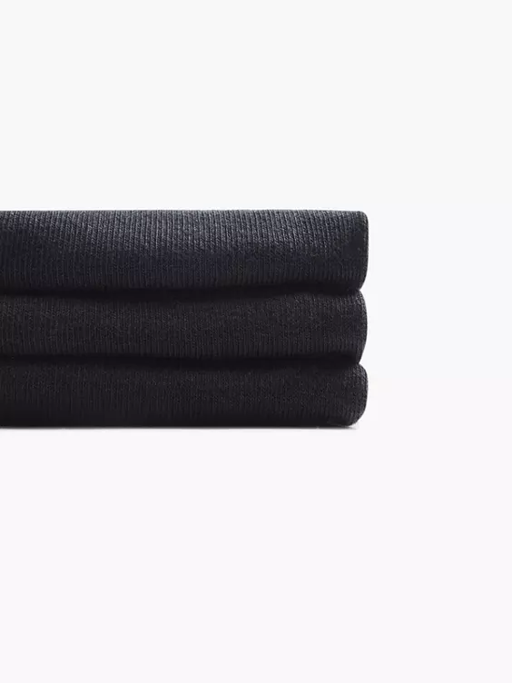 Champion 3er Pack Sneakersocken in schwarz