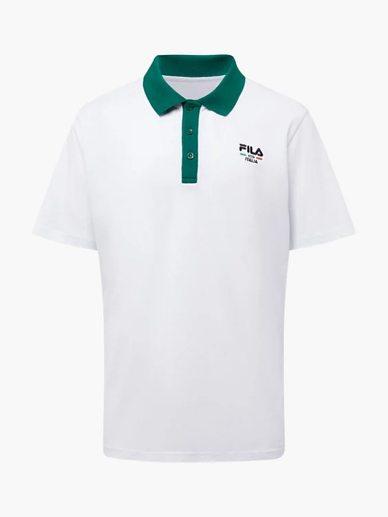 FILA Poloshirt in weiß