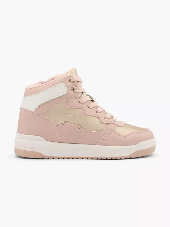 Graceland Hoher Sneaker in rosa