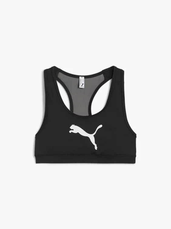 PUMA Sport BH in schwarz