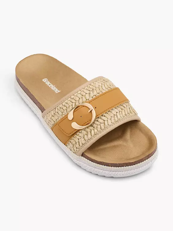Graceland Pantolette in beige