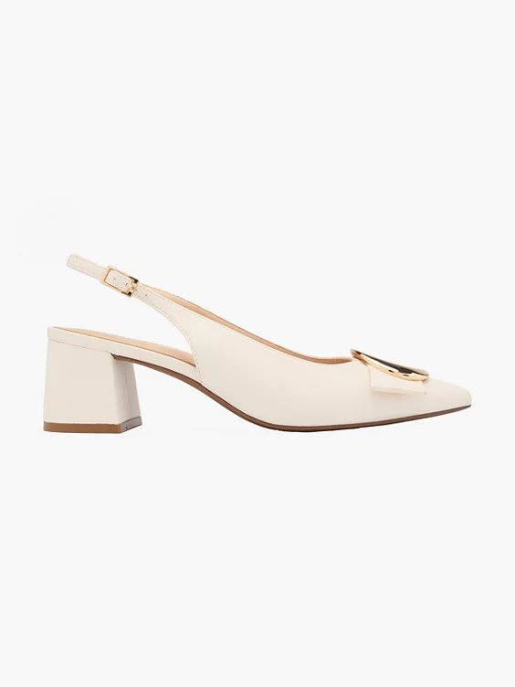 Catwalk Slingpumps in beige