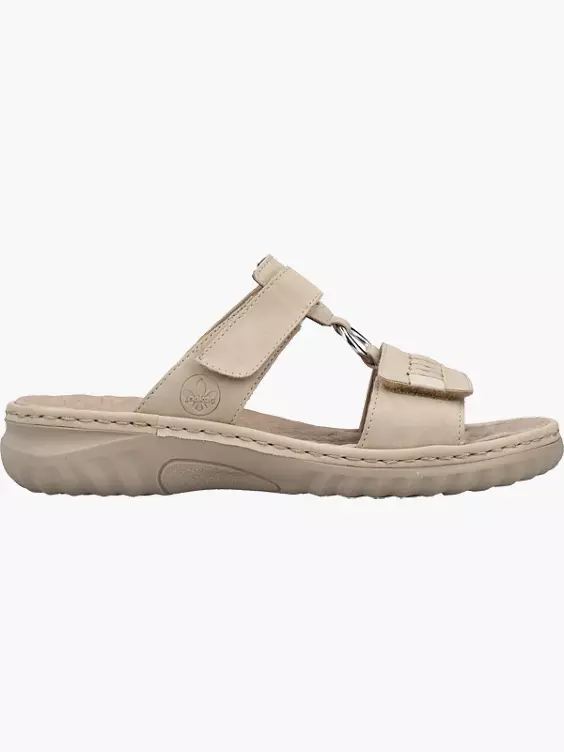 Rieker Damen Pantoletten in beige