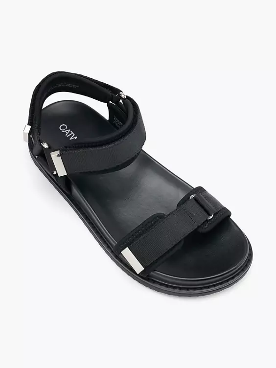 Catwalk Sandale in schwarz