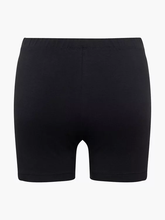 Champion Kurze Tights in schwarz