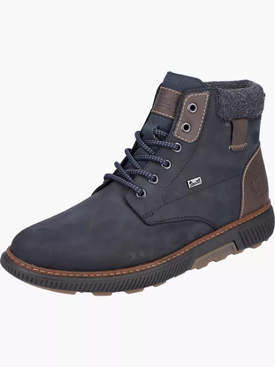 Rieker Herren Schnürstiefel in blau