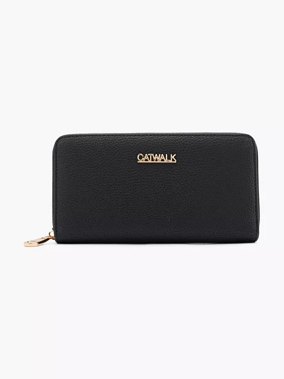 Catwalk Geldbörse in schwarz