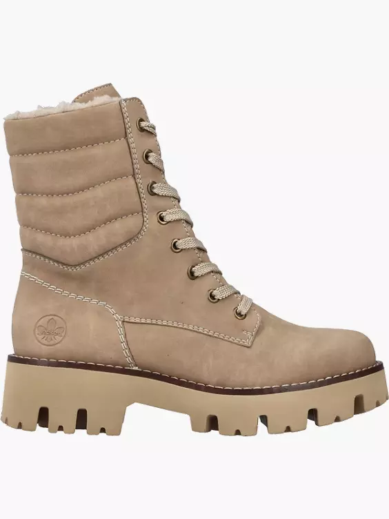Rieker Damen Biker Boots in beige