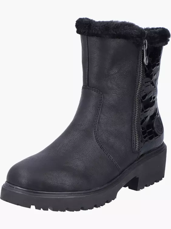 Rieker Damen Kurzstiefel in schwarz